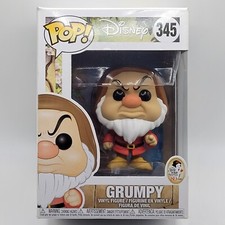 Funko Pop! Vinyl: Disney: Snow White - Grumpy Dwarf #345 W/ Pop Protector M