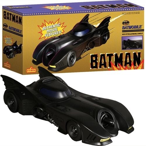 š„PREVENDITAš„Mezco Toyz Batman 1989 Batmobile 5 punti veicolo da collezione - Foto 1 di 4