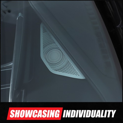 Silver Stainless Car Instrument Speaker Cover Mesh For BMW 7 Series G70 2023+ - Picture 4 of 12