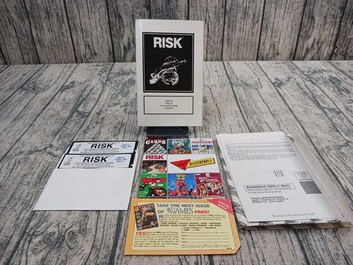 The Computer Edition of Risk World Conquest Game IBM PC/Tandy 1000 Floppy 5.25" - Afbeelding 10 van 11
