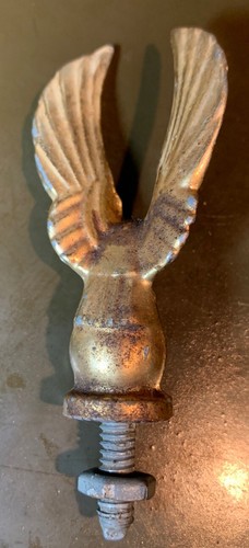 Vintage Thunderbird Car Brass Hood Ornament Emblem T-bird - Picture 5 of 7