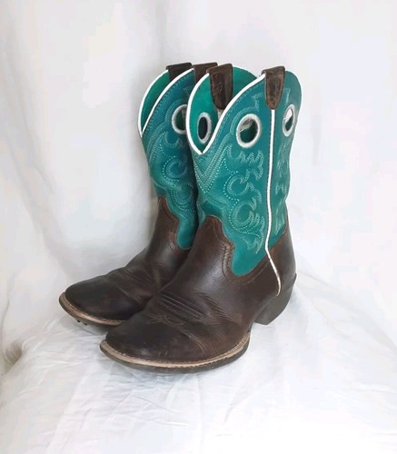 Ariat Blue Crossfire 1005989 Western Cowboy Boots Women's Size 2 - Picture 1 of 7