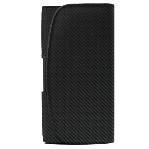 Handyhülle Abdeckung Etui Gürtelclip✔Top Schutz✔Horizontal✔Carbonschwarz - Bild 4 von 6