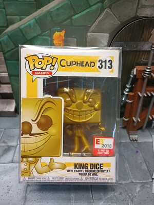DICE 24/25・GOODMAN：CAMEL Amazon.com: Funko Pop! Games #313 Gold King Dice (2018 E3
