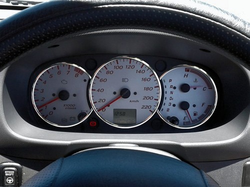 Pour Daihatsu Terios 2000-2005 Anneaux en aluminium pour ensemble d'indicateurs - Imagen 4 de 6