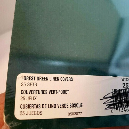 Cubiertas de presentación IBICO sistemas de unión de peine nuevo lino verde bosque 25 un. - Imagen 2 de 4