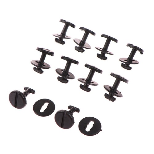 10Pcs Floor Carpet Mat Clips Twist Lock With Washers Automobile Replace Faste*$y - Picture 9 of 12