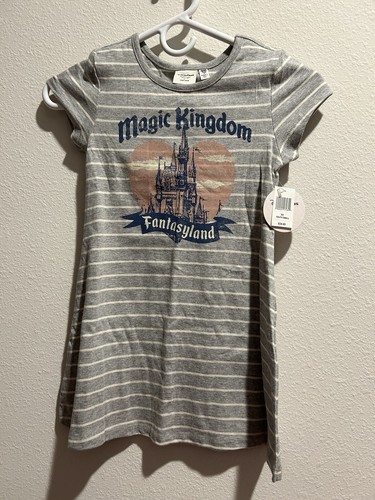Magic Kingdom Dress Girl XS Disney Parks Forever Collection By Junk Food XSmall - Picture 1 of 13