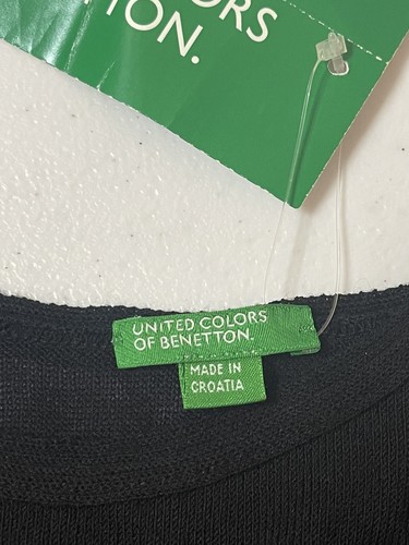 United Colors Of Benetton Women Black Tank Too Dress. Small - Picture 5 of 7