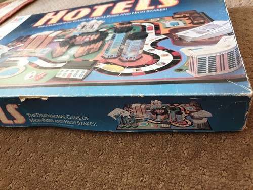HOTELS 1987 Vintage Milton Bradley Dimensional Board Game COMPLETE - Picture 6 of 17