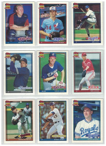 1991 Topps Major League Baseball Cards - YOU PICK FROM LIST! *D - Picture 63 of 70