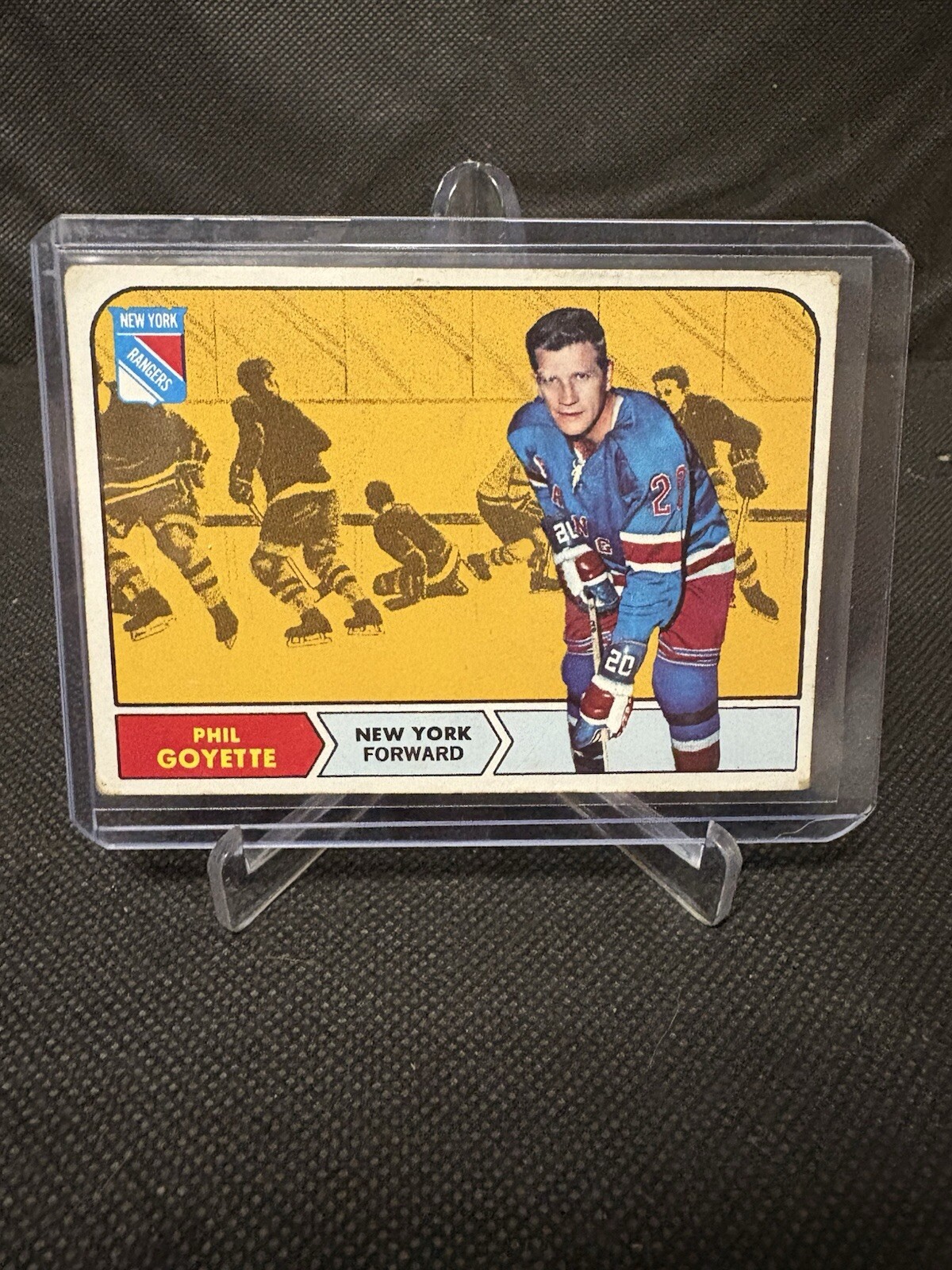 1968-69 Topps Hockey PHIL GOYETTE #73 New York Rangers