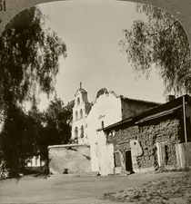 Keystone Stereoview Ramon’s Marriage Place San Diego 600/1200 Card Set #1051 B