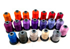 Lot of 20 Pacesetter 50wt Used Embroidery Machine Thread 1100 Yds ea