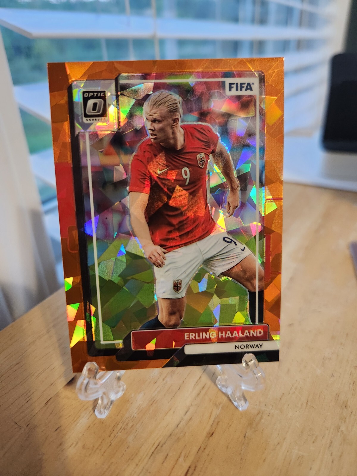 ERLING HAALAND 2022-23 Panini Donruss FIFA SP Optic Orange Ice Prizm #84