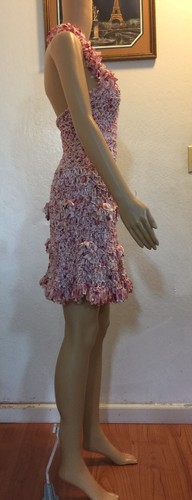 CHRISTIAN DIOR SS11 Runway Crochet Silk Mini Dress FR36 - Picture 6 of 10