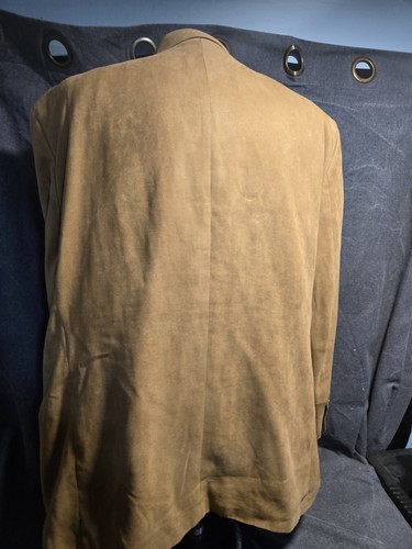 Chaps RALPH LAUREN Men's 50R Sport Coat Faux SUEDE Jacket Microfiber Blazer - Picture 5 of 8
