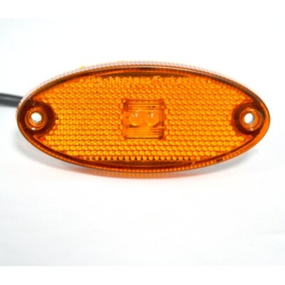 12V 24V AMBRA Arancione LED Laterali Luce X4 Auto Van Camion - Foto 3