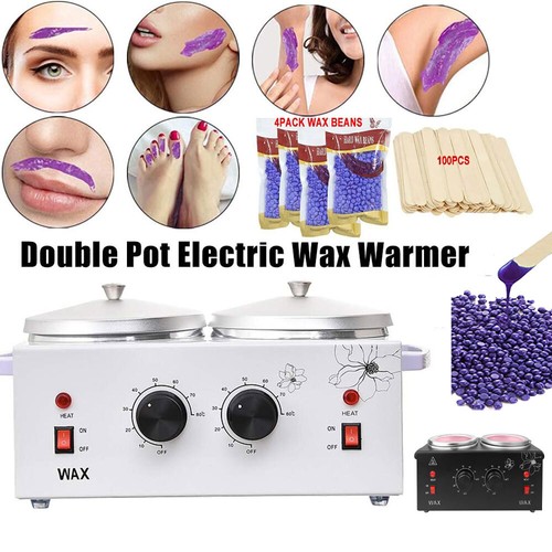 Waxing Kit Wax Heater Warmer Pot Machine Depilatory Wax Beans Body Hair Removal - Picture 2 of 28