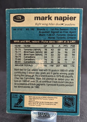 1981-82 O-Pee-Chee Hockey "You Pick From List" Rookies Stars and Legends - Picture 90 of 205