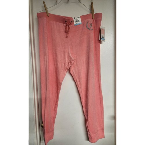 NWT Juicy Couture Sz XL 2 Piece Pink Terry Track Suit - Picture 16 of 24