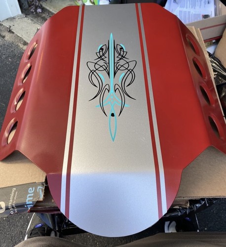 Pinstripe pinstriping custom vintage Guitar Tattoo Bass Amp  vinyl decal 11” - Picture 6 of 7