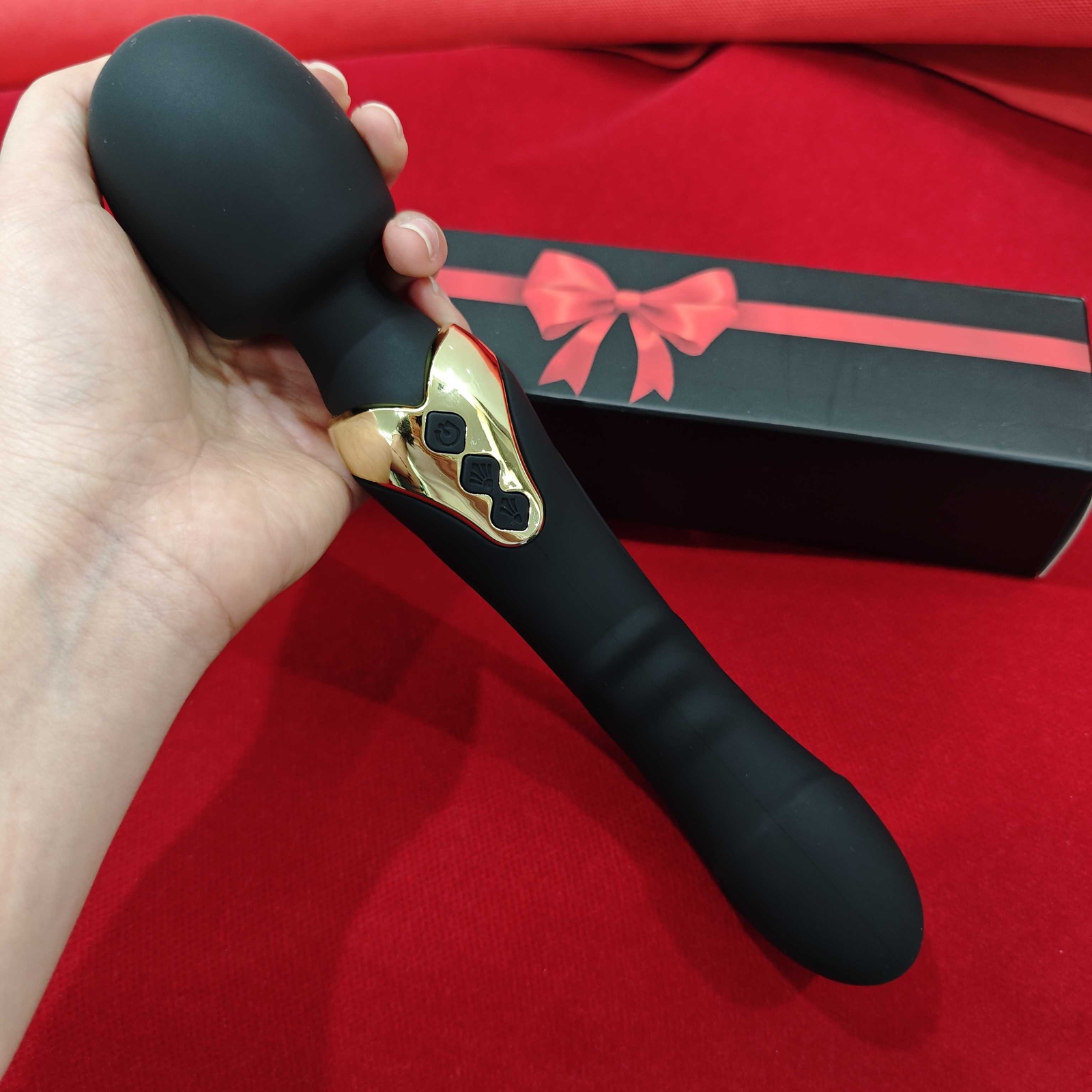 Akku Massagestab Massagegerät Elektrisch Wand Massager Vibrator Paare Stark Neu