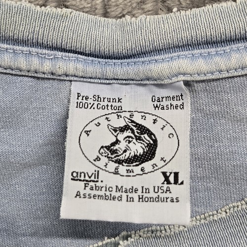 Camisa De Colección Yasa Para Hombres XL Manga Corta Gráfica Camiseta Años 90 Y2K Azul Paz B Wit U - Imagen 2 de 9