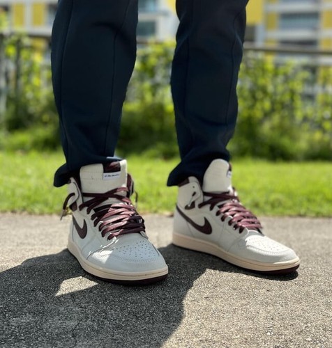 A Ma Maniére x Air Jordan 1 Retro High OG "Sail" - Uomo Taglia 9,5 - Foto 12 di 24