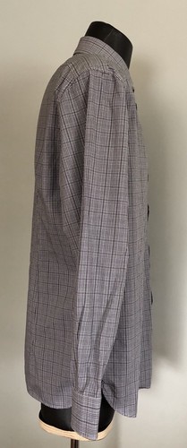 John Varvatos Men's Slim Fit Button Down Long Sleeve Plaid Shirt; 16.5 32/33 EUC - Picture 6 of 12