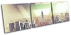 New York NYC USA Abstract Geometric City TREBLE CANVAS WALL ART Picture Print