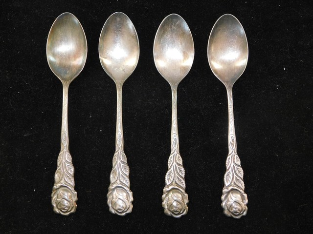 4 Pieza Cucharita de Café Hildesheim Rosa Hecho BMF 90 Serie 4 Pieza Cucharita de Café Hildesheim Rosa Hecho BMF 90 Serie