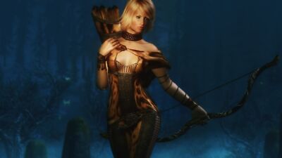 Anime fantasy art the elder scrolls v skyrim GAME Playmat Gaming Mat Desk
