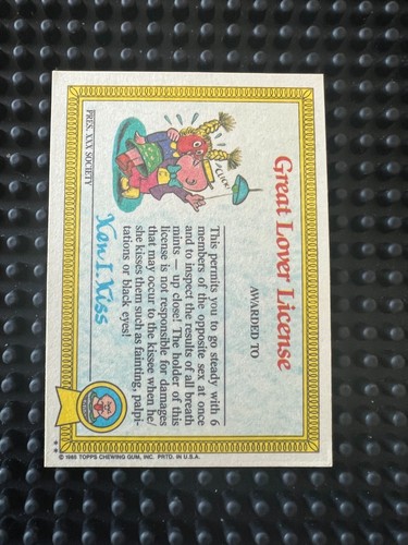Garbage Pail Kids Series 1 1985 completa tu conjunto GPK 1st U Pick OS1 mate *PC* - Imagen 58 de 170