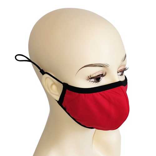 Maske Modisch Antibakteriell Mund Nasen Schutz Baumwolle 3 lagig Silber Ionen - Bild 27 von 28