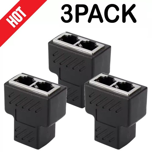 RJ45 Splitter Adapter 1 to 2 Ways Dual Female Port CAT6/5/7 LAN Ethernet Cable - Afbeelding 13 van 14