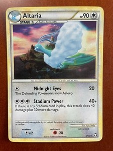 ALTARIA 2/102 HGSS Triumphant HOLO RARE Pokemon card NM+ STRONG Near Mint