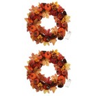 Halloween Wreath Front Door Halloween Wreath Accents Thanksgiving Pumpkin Wreath