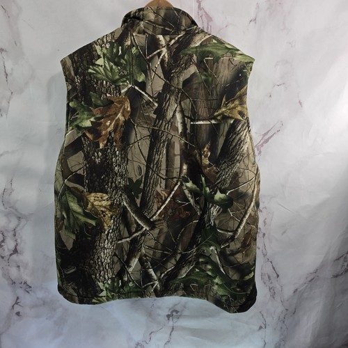Remington Vest Mens Large Camo Hunting Reversible Realtree Hardwoods Woodland  - Picture 5 of 12