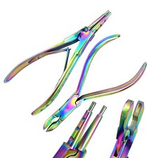 Multi Body Piercing Tools Ring Opening Pliers 7"  Closing Pliers Forceps 5 1/2"