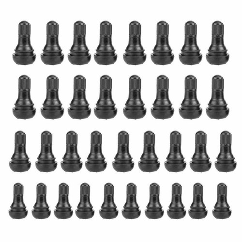 100x Car Auto TR 412 Snap In Tyre (Tire) Valve Rubber Tubeless Short Valve Stems - Picture 4 of 11