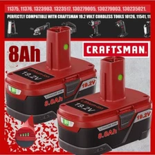 2Pack For CRAFTSMAN 19.2 VOLT C3 LITHIUM DIEHARD BATTERY PACK 315.PP2011 8.0Ah