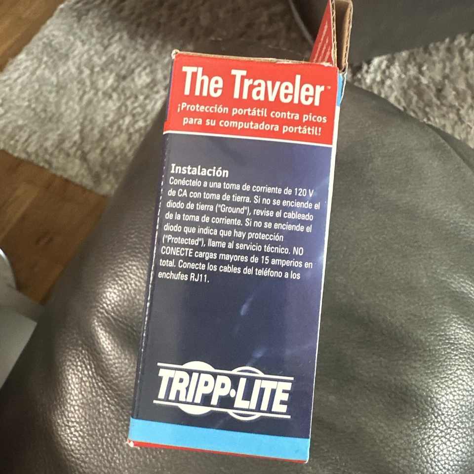 TRIPP LITE TRAVELER 2 Outlets 1050 Joules Direct Plug-in Surge Suppressor(NIB) - Image 4 of 4