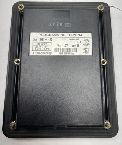 TERMINAL DE PROGRAMACIÓN ALLEN BRADLEY 1201-HJ2 12V FRN 1.07 SER B EXCELENTE ESTADO - Imagen 3 de 5