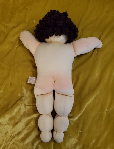 Vntg Cabbage Patch Kids Little People Soft Sculpt Popcorn Hair - Picture 9 of 12