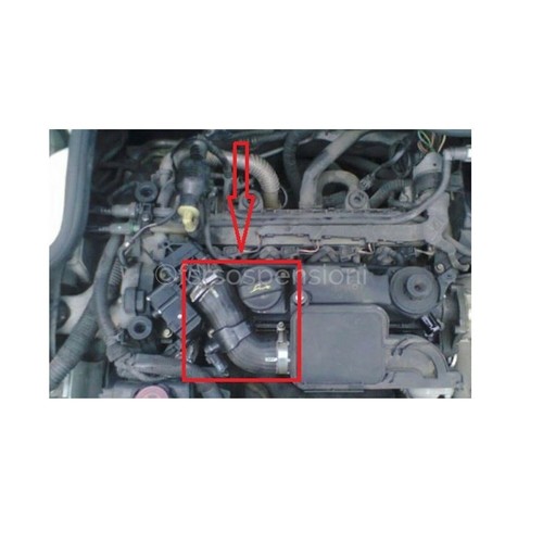 INTERCOOLER SLEEVE FORD FIESTA V VI FUSION 1.4 AIR TUBE 1333636 1202492 - Picture 3 of 4