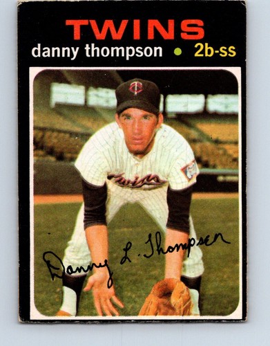 VINTAGE BASEBALL CARD OPC 1971 MINNESOTA TWINS DANNY THOMPSON  NO408 - Picture 1 of 2