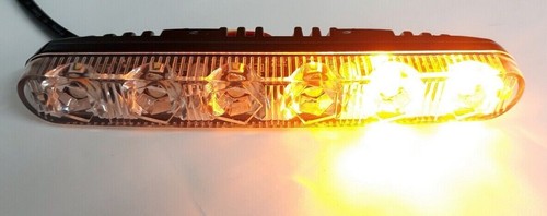2x 12V LED DRL Luces de Día + Blanco Funcionamiento Indicadores Dinámicos Lámparas Pickup Coche Furgoneta - Imagen 8 de 9