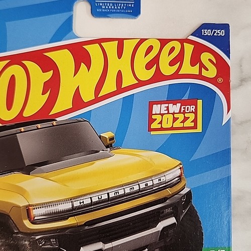 2022 Hot Wheels #130 HW Green Speed 3/5 GMC HUMMER EV Yellow/Black w/Beadloc Sp - Picture 5 of 12