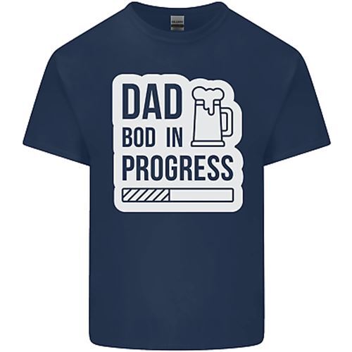 Dad Bod In Progress lustiger Vatertag Body Herren Baumwolle T-Shirt Tee Oberteil - Bild 2 von 26